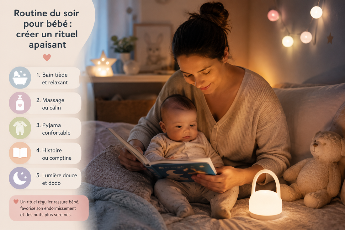 Routine du soir pour bébé : comment créer un rituel apaisant ?